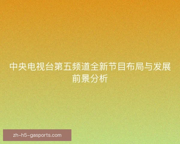 中央电视台第五频道全新节目布局与发展前景分析 中央电视台第五频道全新节目布局与发展前景分析